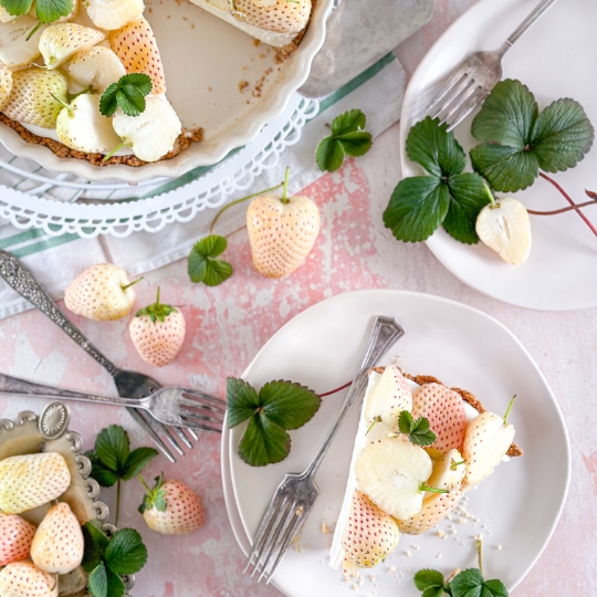Recept: jahodový koláč s bílou čokoládou podle Josefa Maršálka